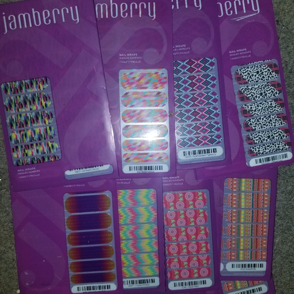 Retired Jamberry wraps and supplies
